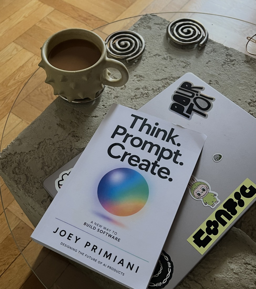 The book on a table