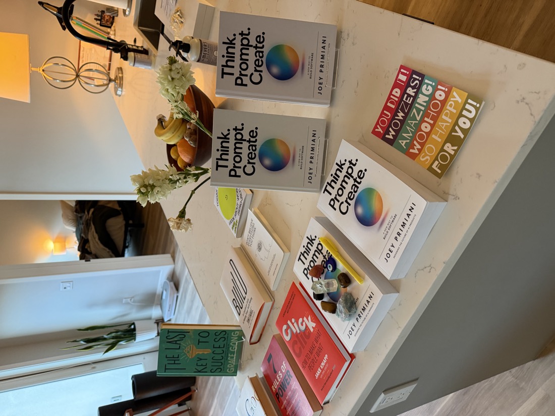 The book on a desk